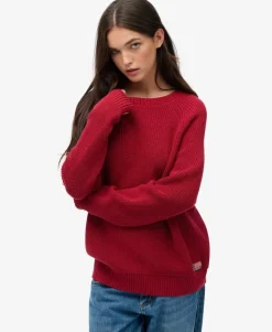 Relaxed Ribbed Knitted Jumper