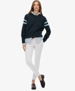 Relaxed Stripe Knitted Jumper