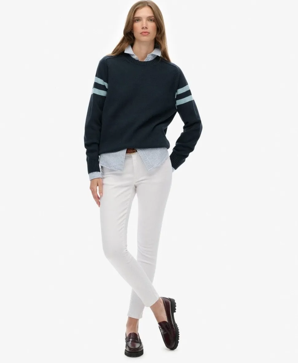 Relaxed Stripe Knitted Jumper