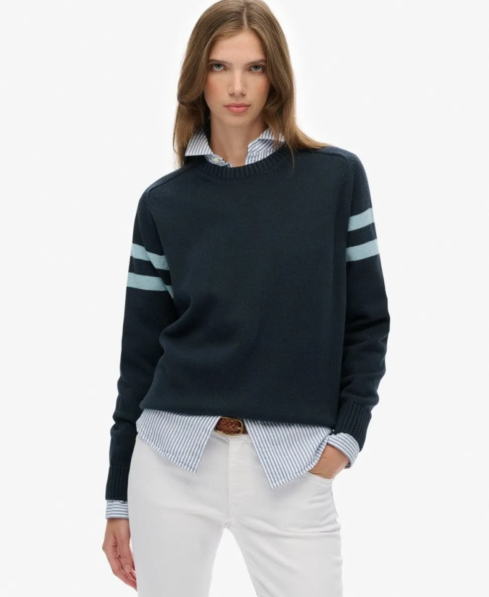Relaxed Stripe Knitted Jumper