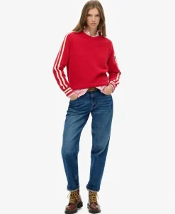 Relaxed Stripe Knitted Jumper