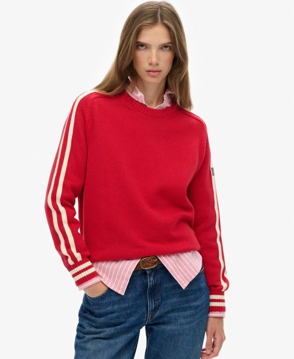 Relaxed Stripe Knitted Jumper