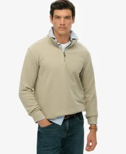 Ribbed Half Zip Jumper