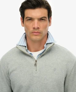 Ribbed Half Zip Jumper
