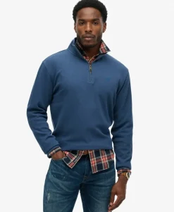 Ribbed Half Zip Jumper