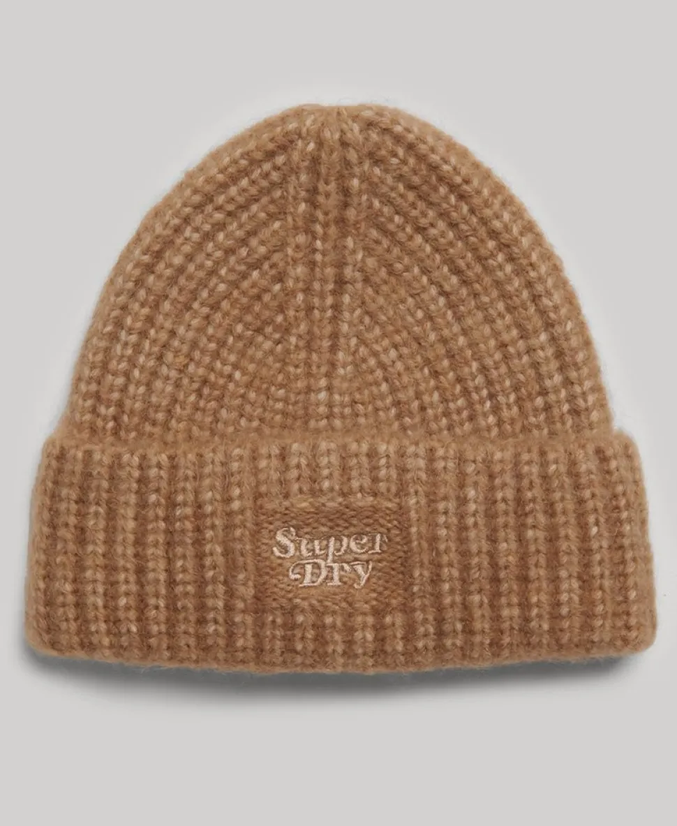 Rib Knit Beanie Hat