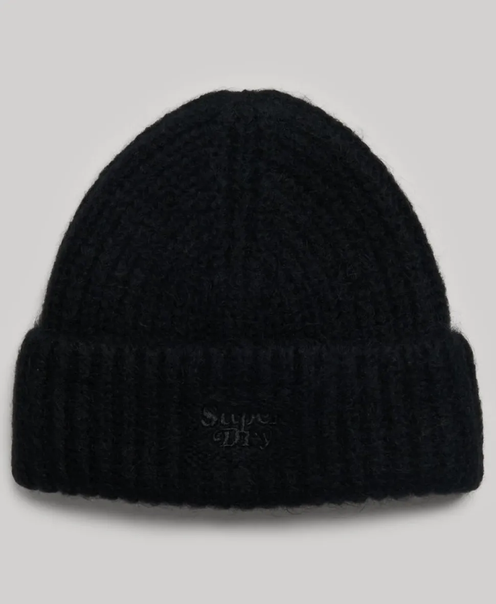 Rib Knit Beanie Hat
