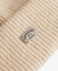 Rib Knitted Beanie Hat