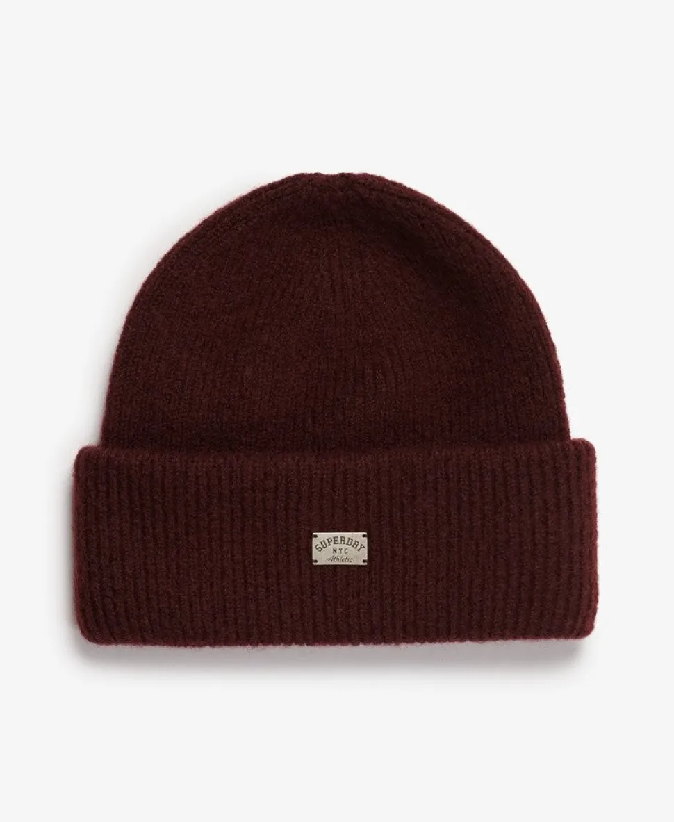 Rib Knitted Beanie Hat