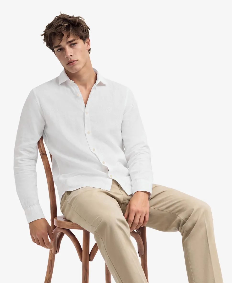 Riviera Long Sleeve Linen Shirt