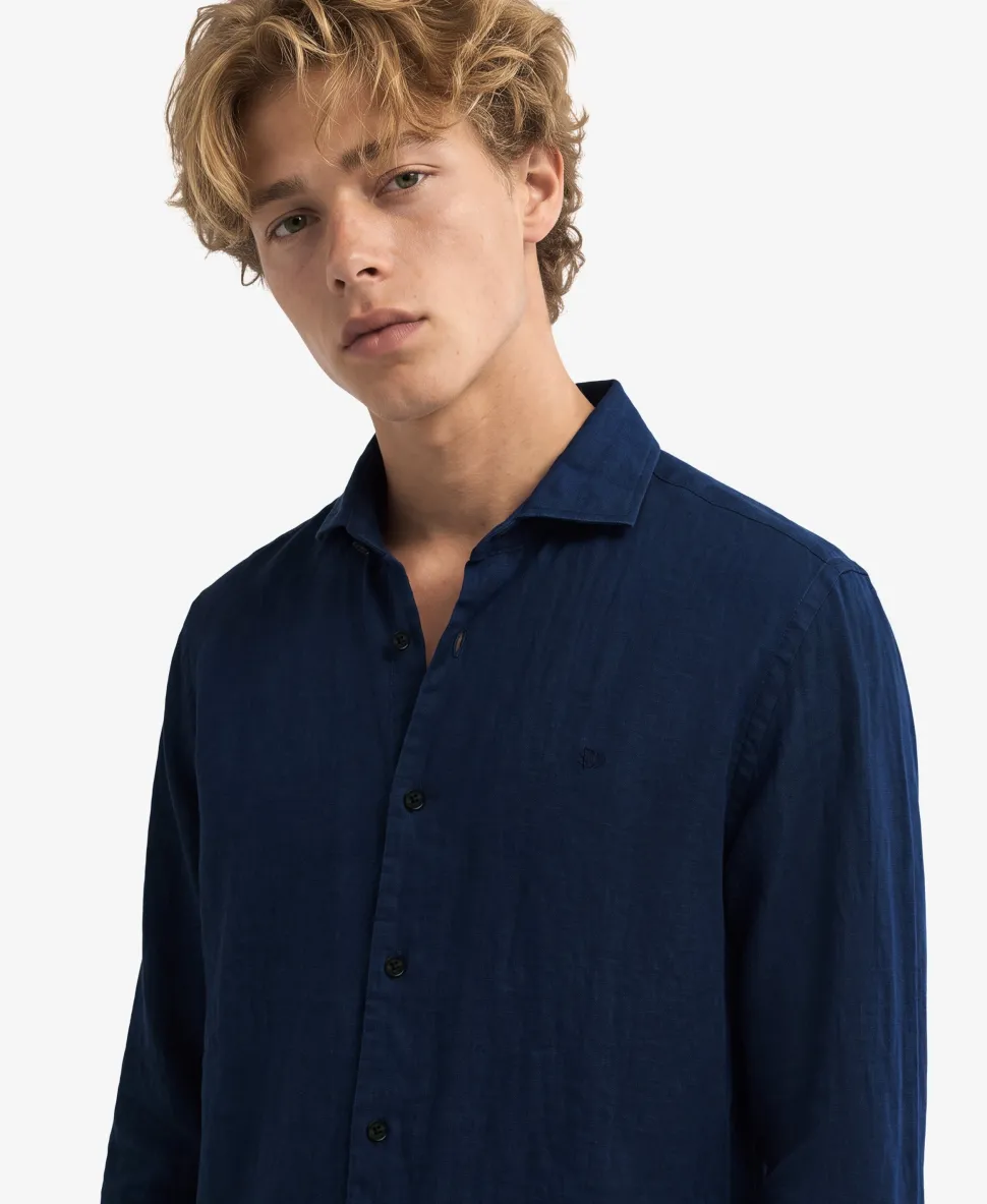 Riviera Long Sleeve Linen Shirt