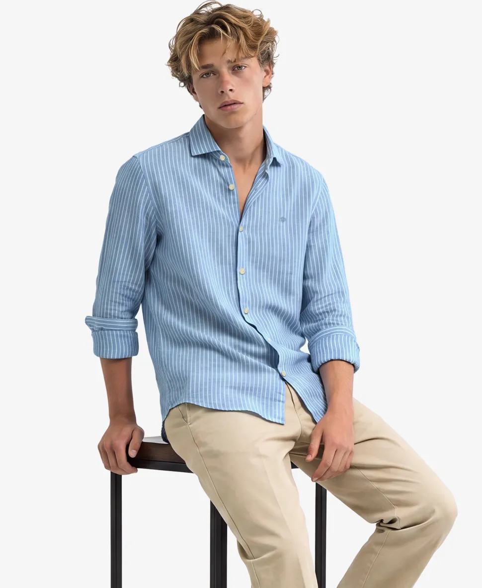 Riviera Long Sleeve Linen Shirt