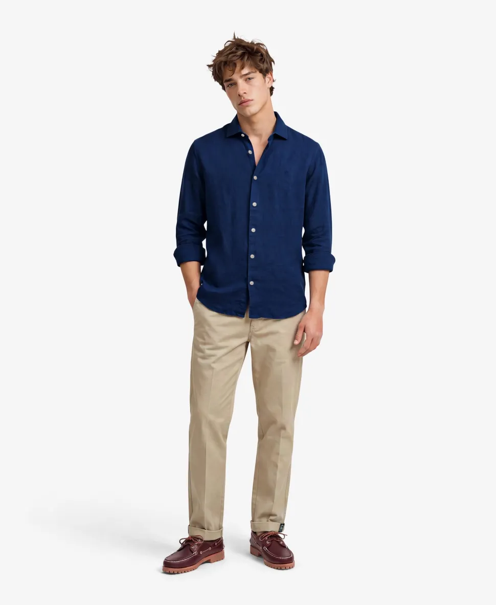Riviera Long Sleeve Linen Shirt
