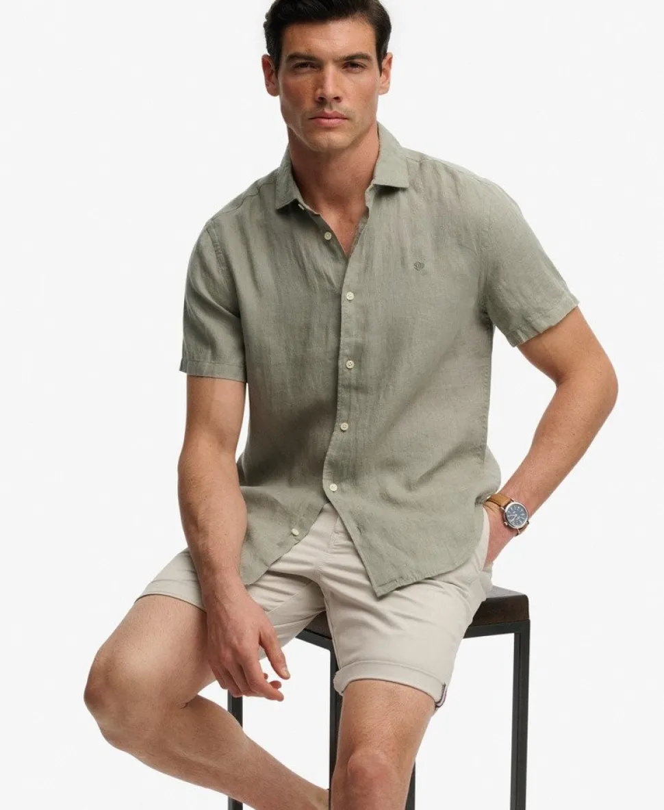 Riviera Short Sleeve Linen Shirt