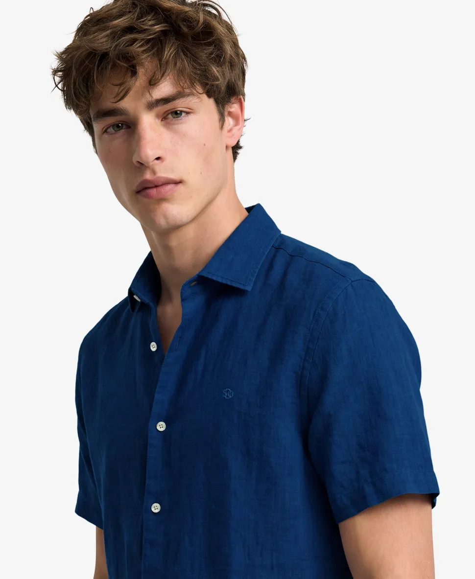 Riviera Short Sleeve Linen Shirt