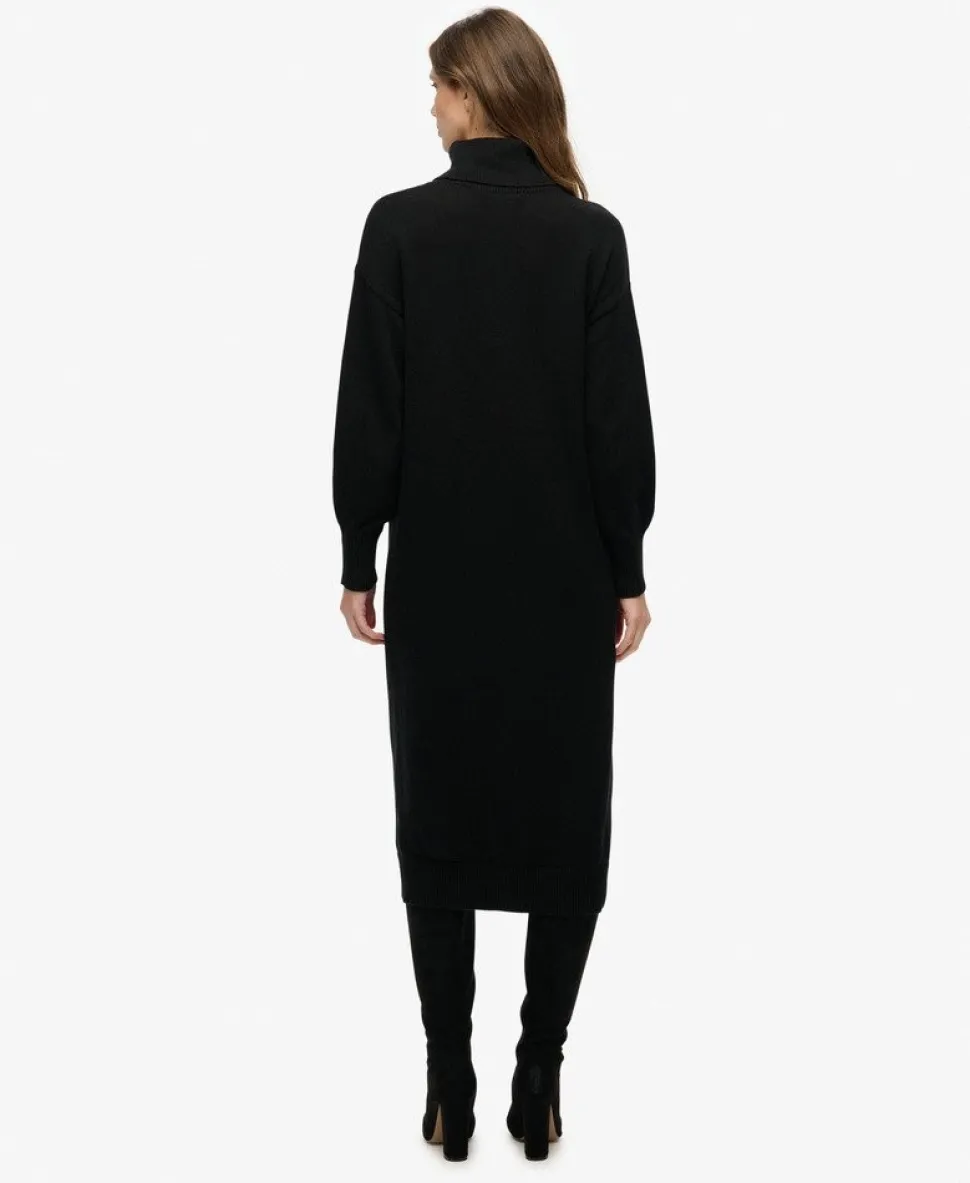 Rollneck Midi Jumper Dress