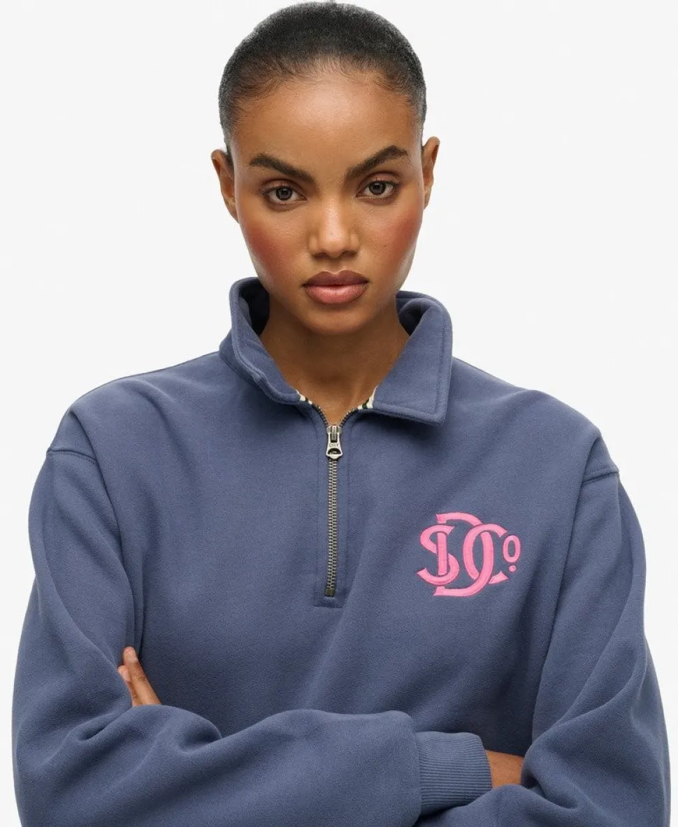 SD&Co. Collared Half Zip Sweatshirt