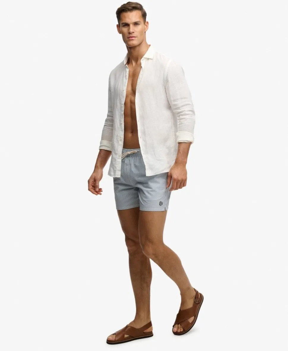 Seer Sucker 15-inch Swim Shorts