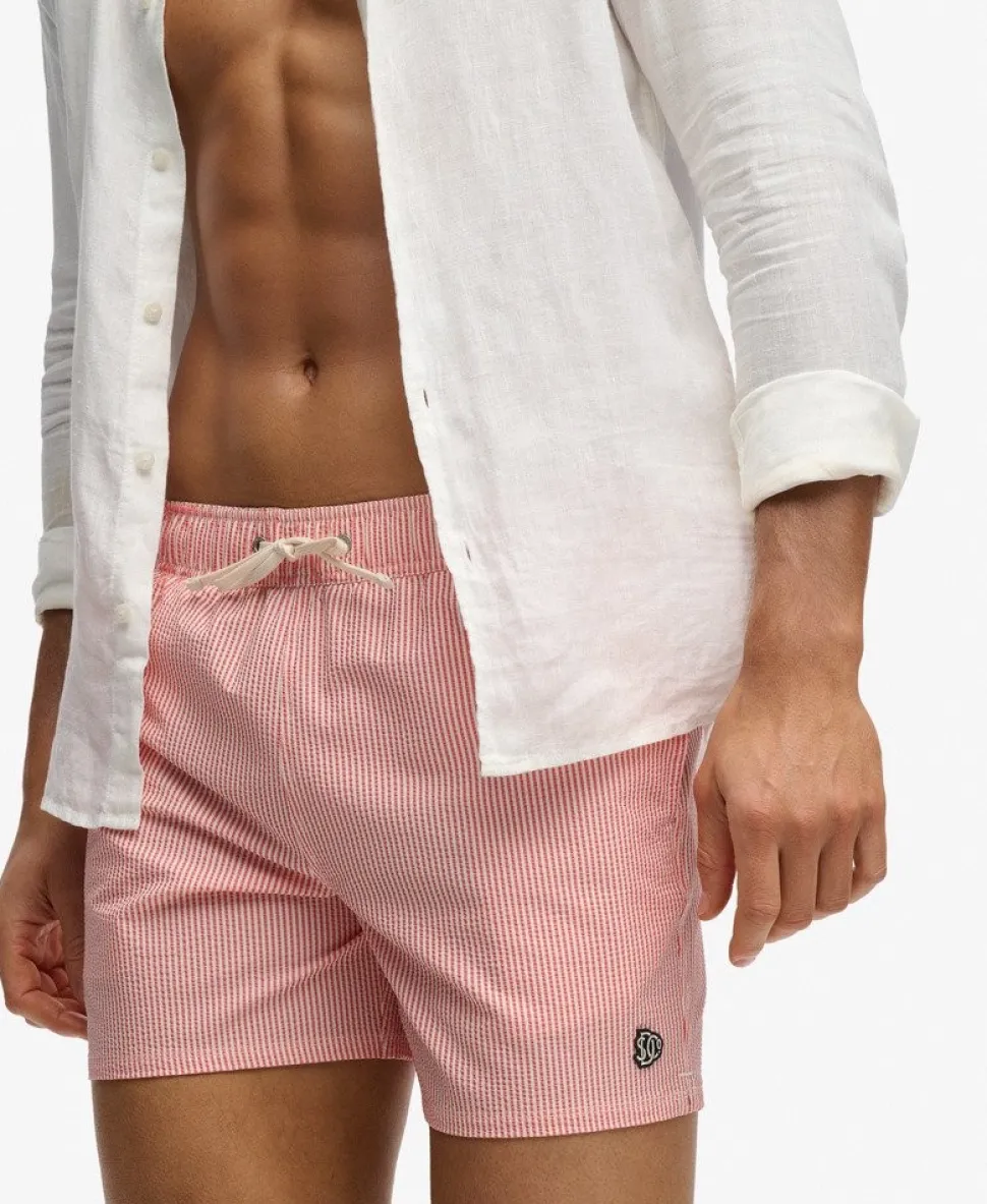 Seer Sucker 15-inch Swim Shorts