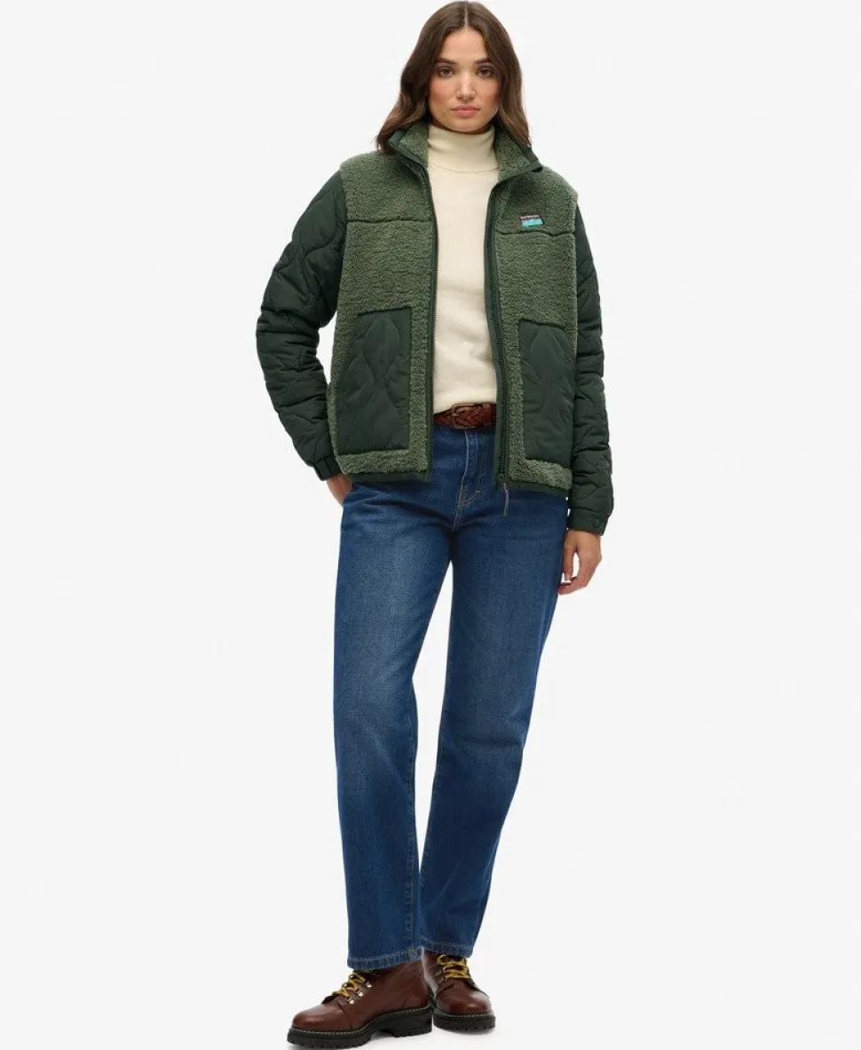 Sherpa Fleece Hybrid Jacket