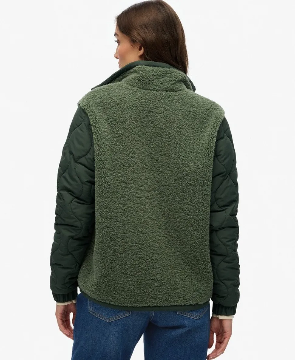 Sherpa Fleece Hybrid Jacket