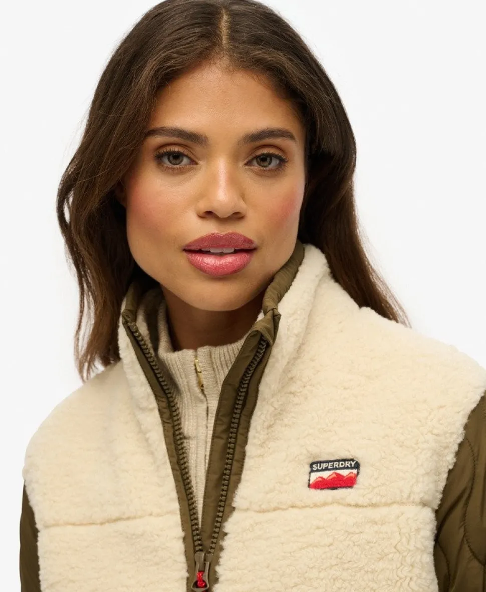 Sherpa Fleece Hybrid Jacket