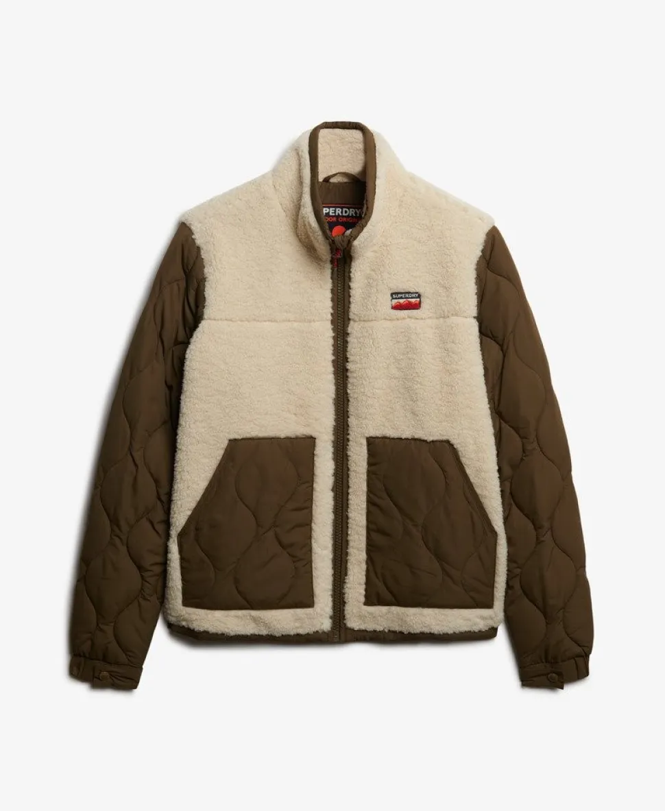 Sherpa Fleece Hybrid Jacket