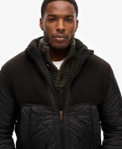 Sherpa Quilted Hybrid Jacket