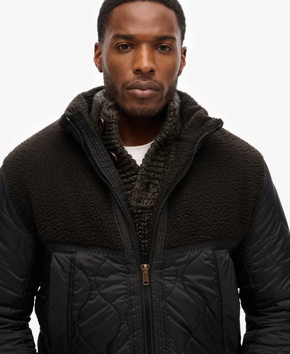 Sherpa Quilted Hybrid Jacket