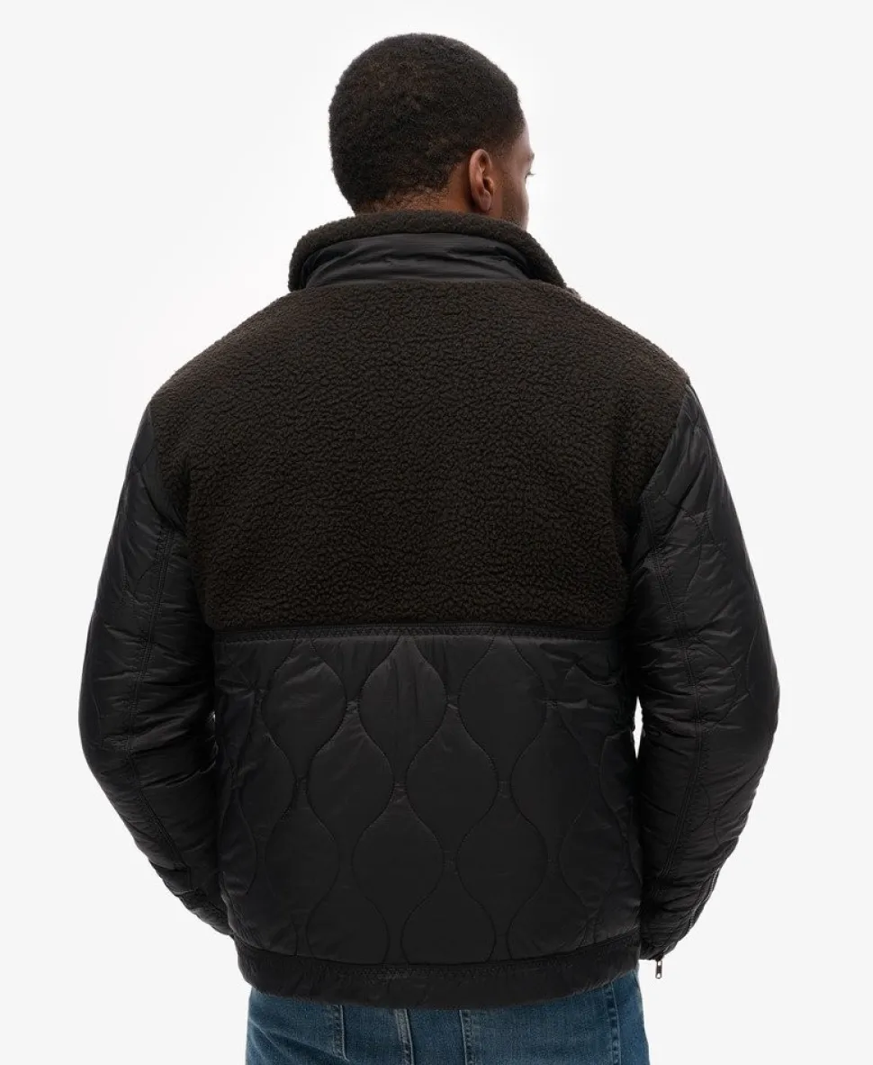 Sherpa Quilted Hybrid Jacket