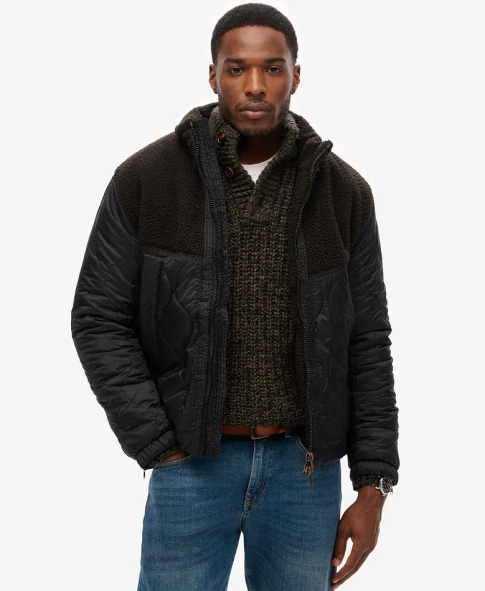 Sherpa Quilted Hybrid Jacket