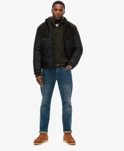 Sherpa Quilted Hybrid Jacket