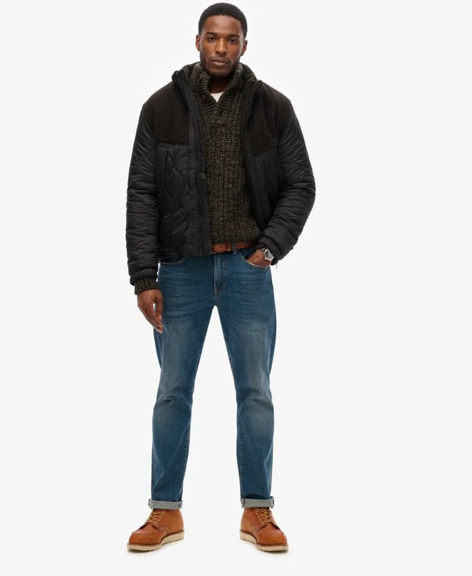 Sherpa Quilted Hybrid Jacket