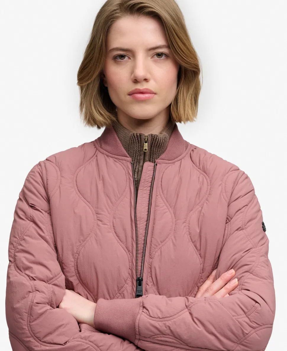 Short Onion Quilt Liner Jacket