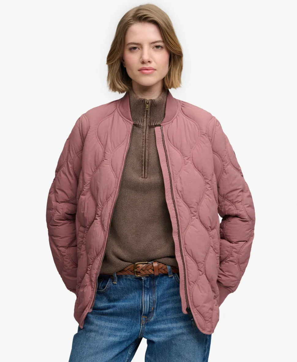 Short Onion Quilt Liner Jacket
