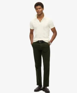 Short Sleeve Knitted Polo Shirt