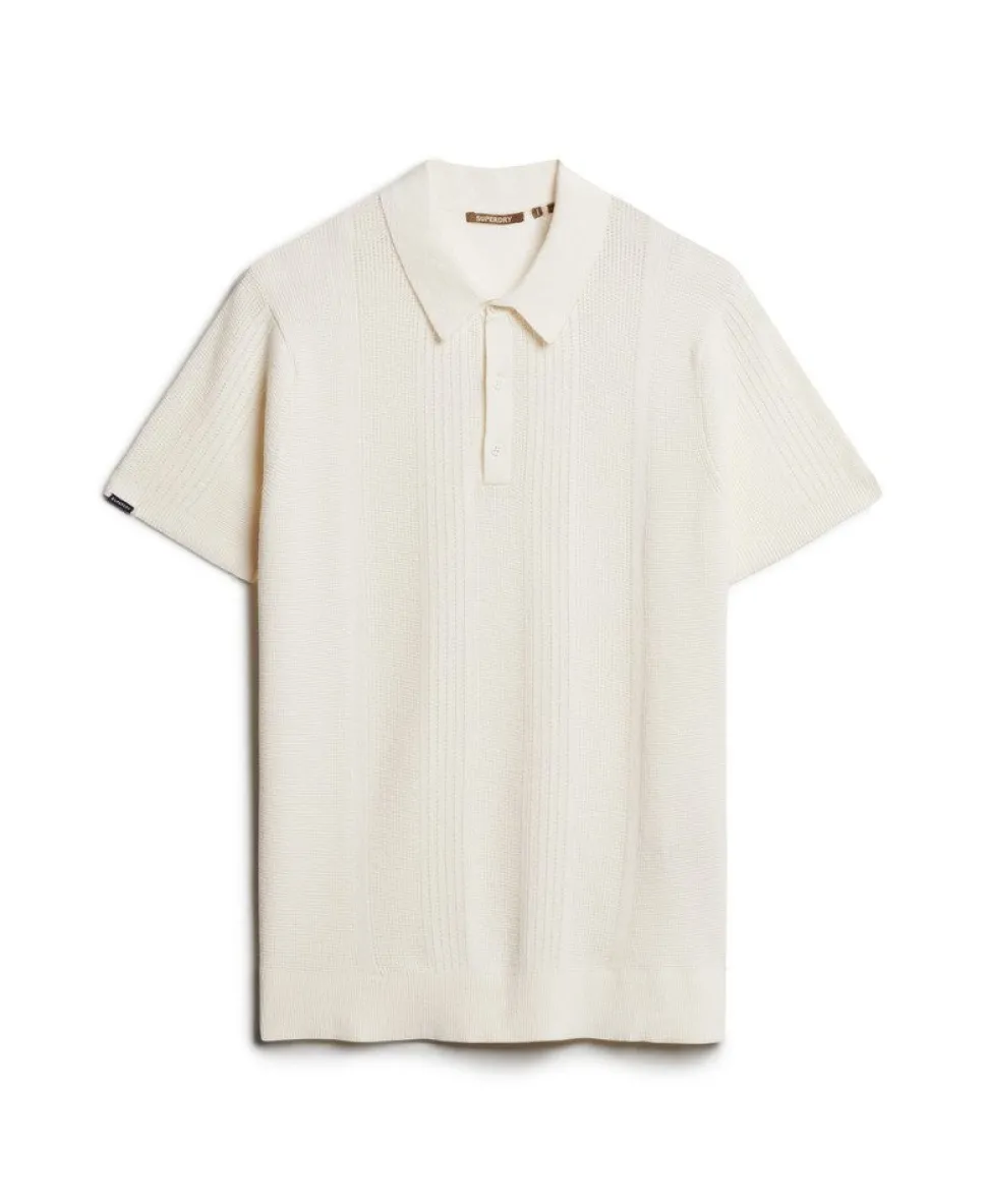 Short Sleeve Knitted Polo Shirt