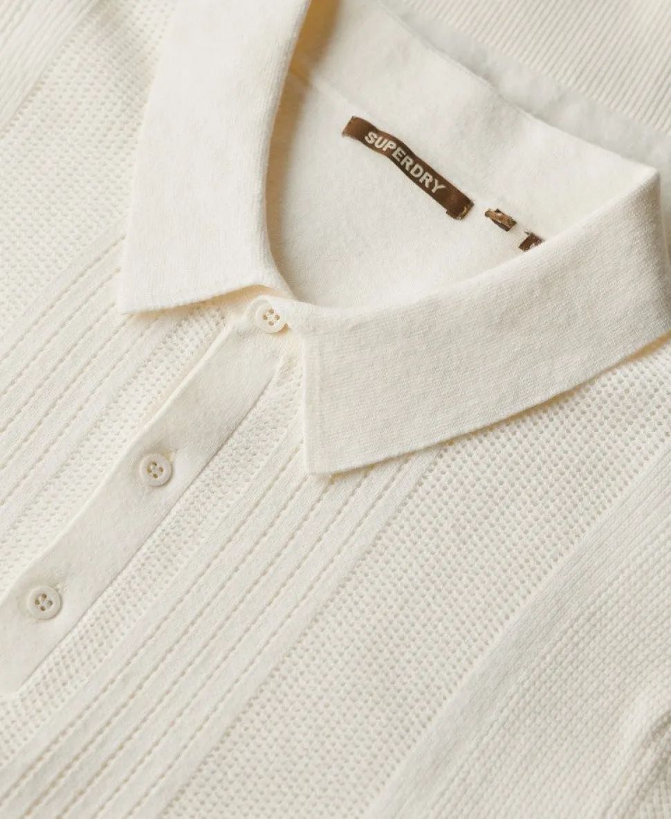 Short Sleeve Knitted Polo Shirt