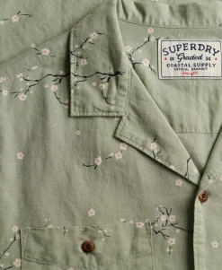 Short Sleeve Printed Beach Shirt