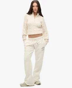Slim Cable Half Zip Knit Jumper
