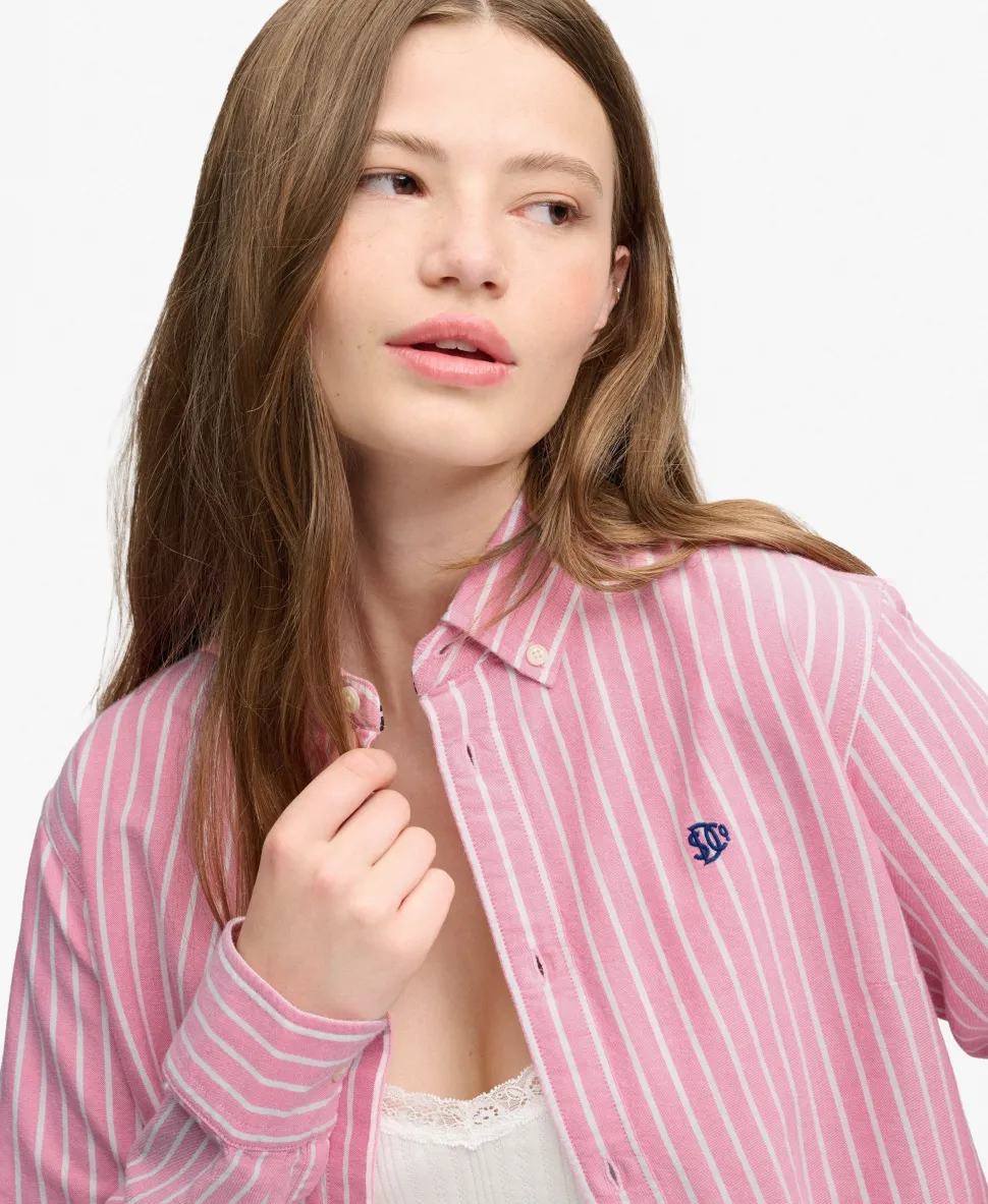 Slim Oxford Button Down Long Sleeve Shirt