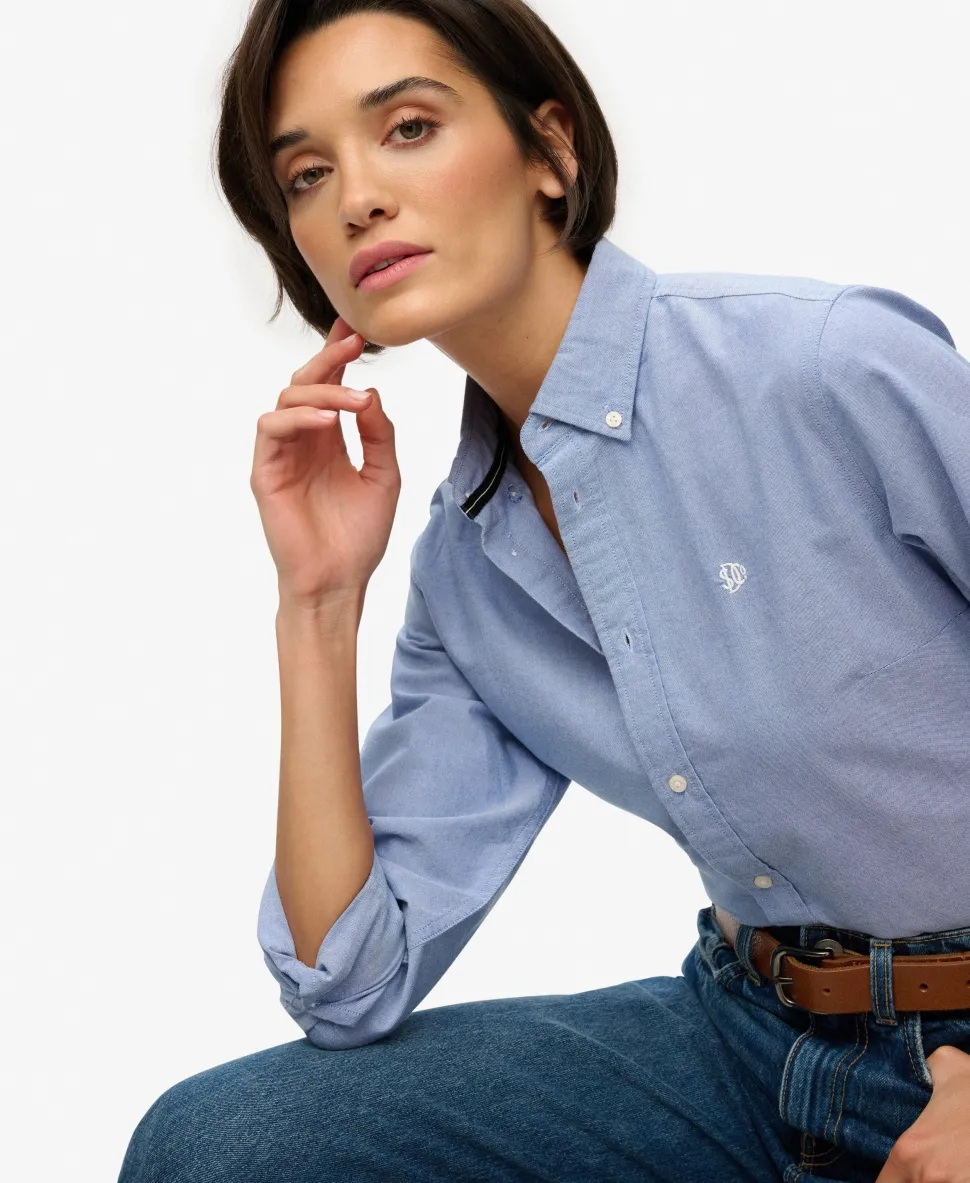Slim Oxford Button Down Long Sleeve Shirt