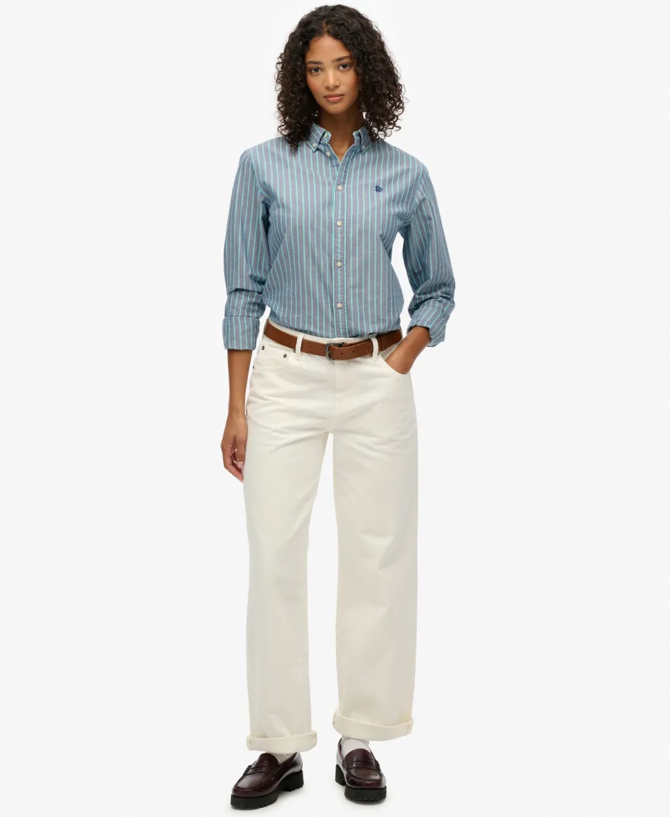 Slim Oxford Button Down Long Sleeve Shirt