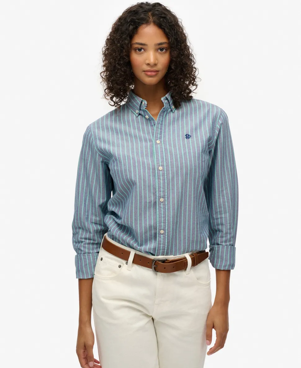 Slim Oxford Button Down Long Sleeve Shirt
