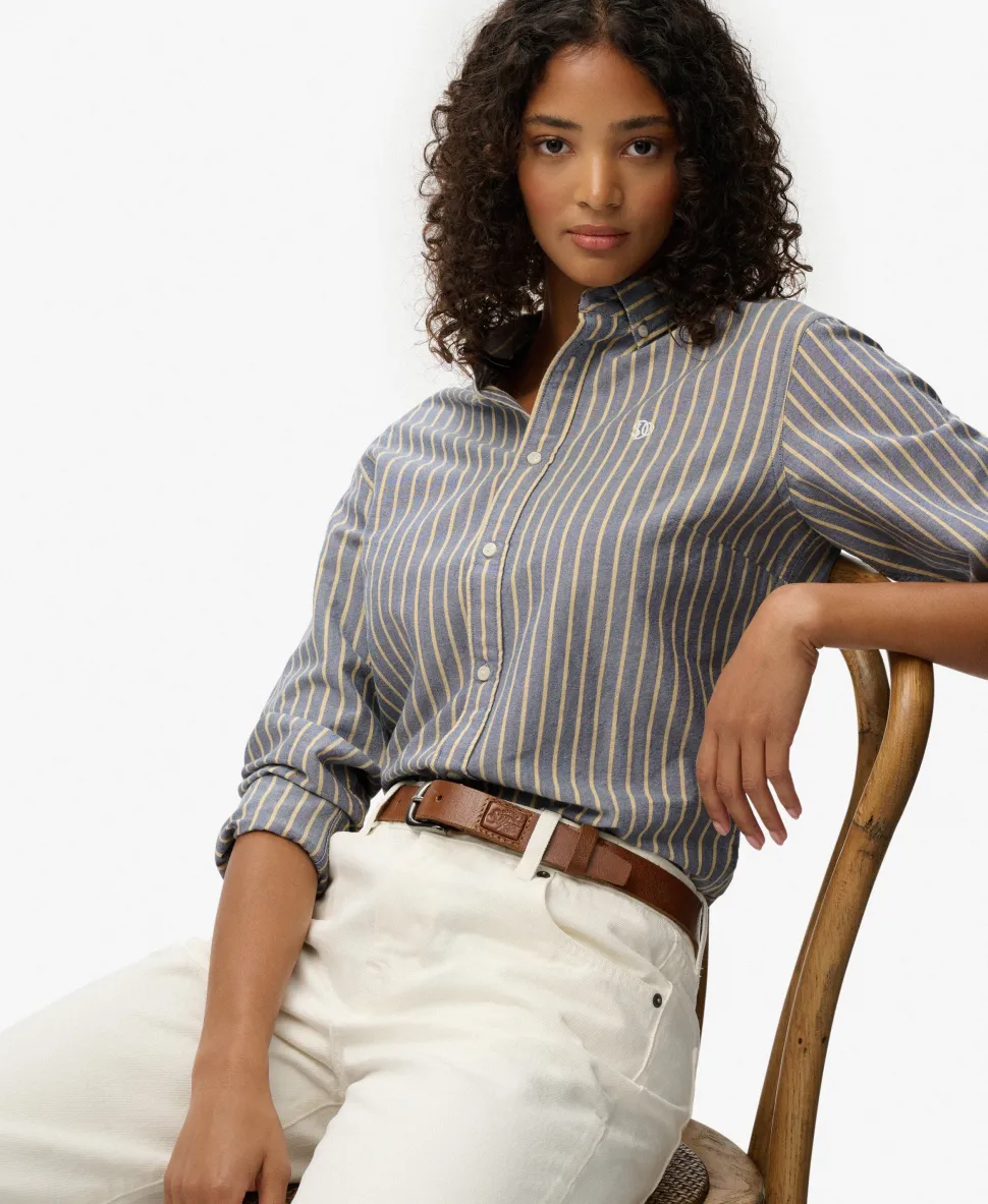 Slim Oxford Button Down Long Sleeve Shirt