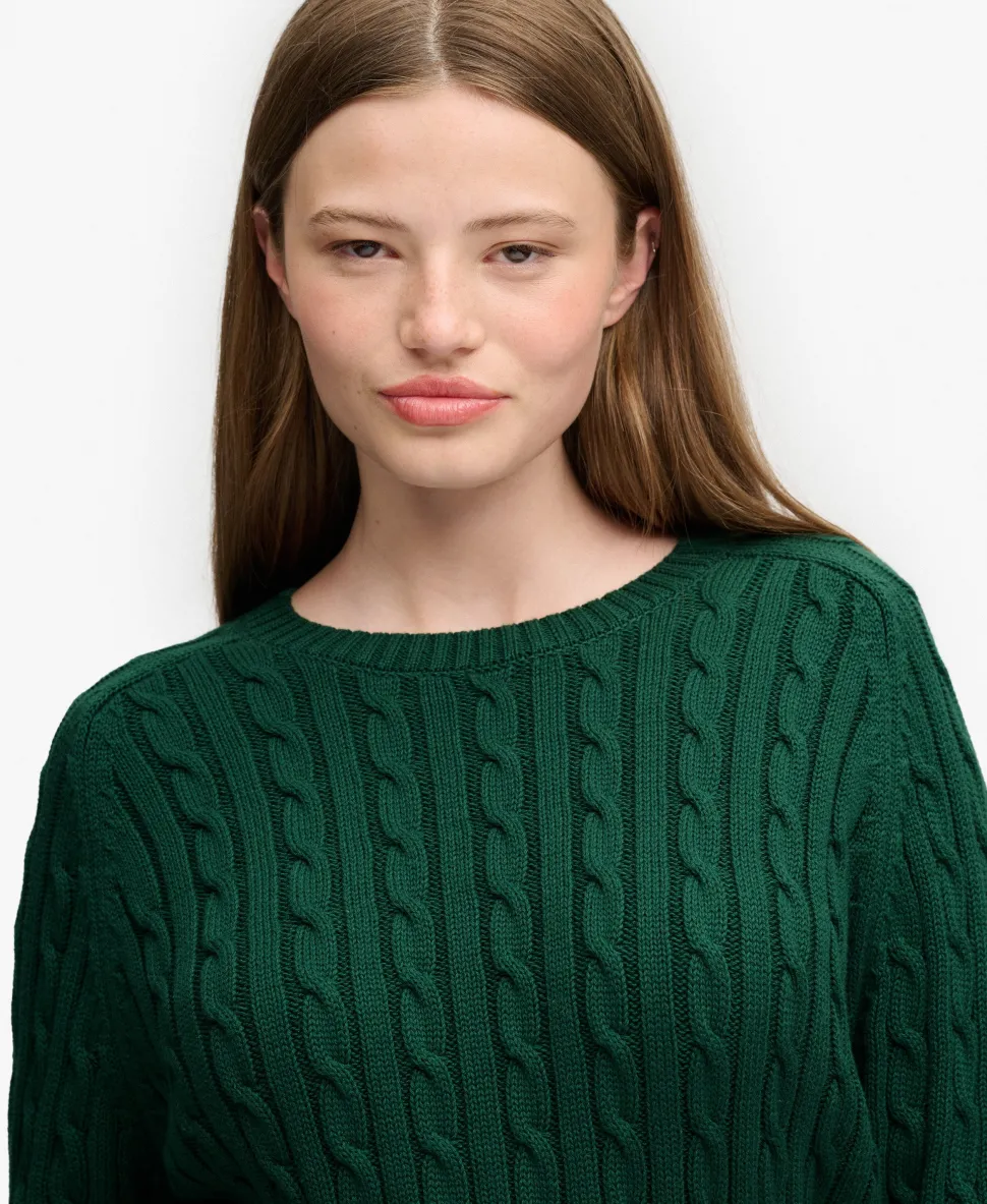 Slouchy Cable Knit Jumper