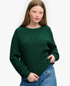 Slouchy Cable Knit Jumper
