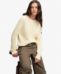 Slouchy Cable Knit Jumper