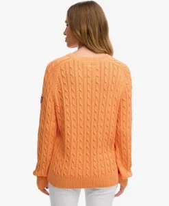 Slouchy Cable Knit Jumper