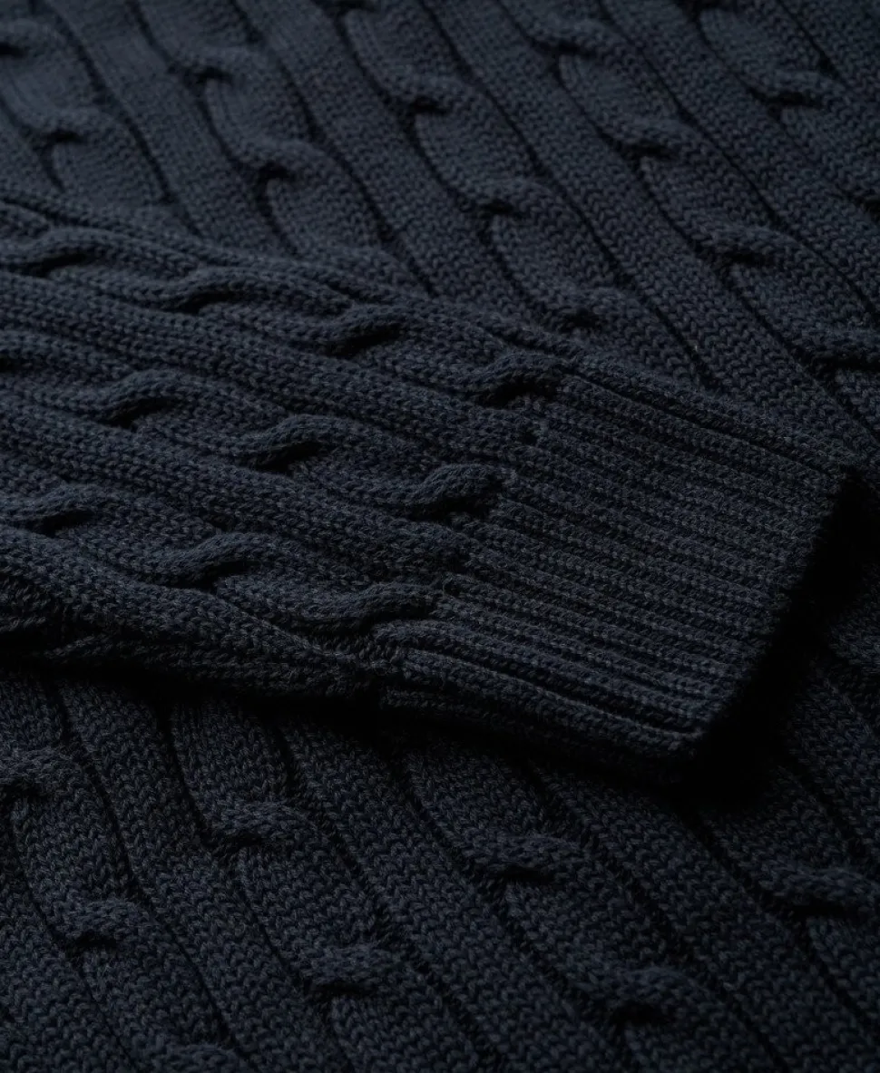 Slouchy Cable Knit Jumper